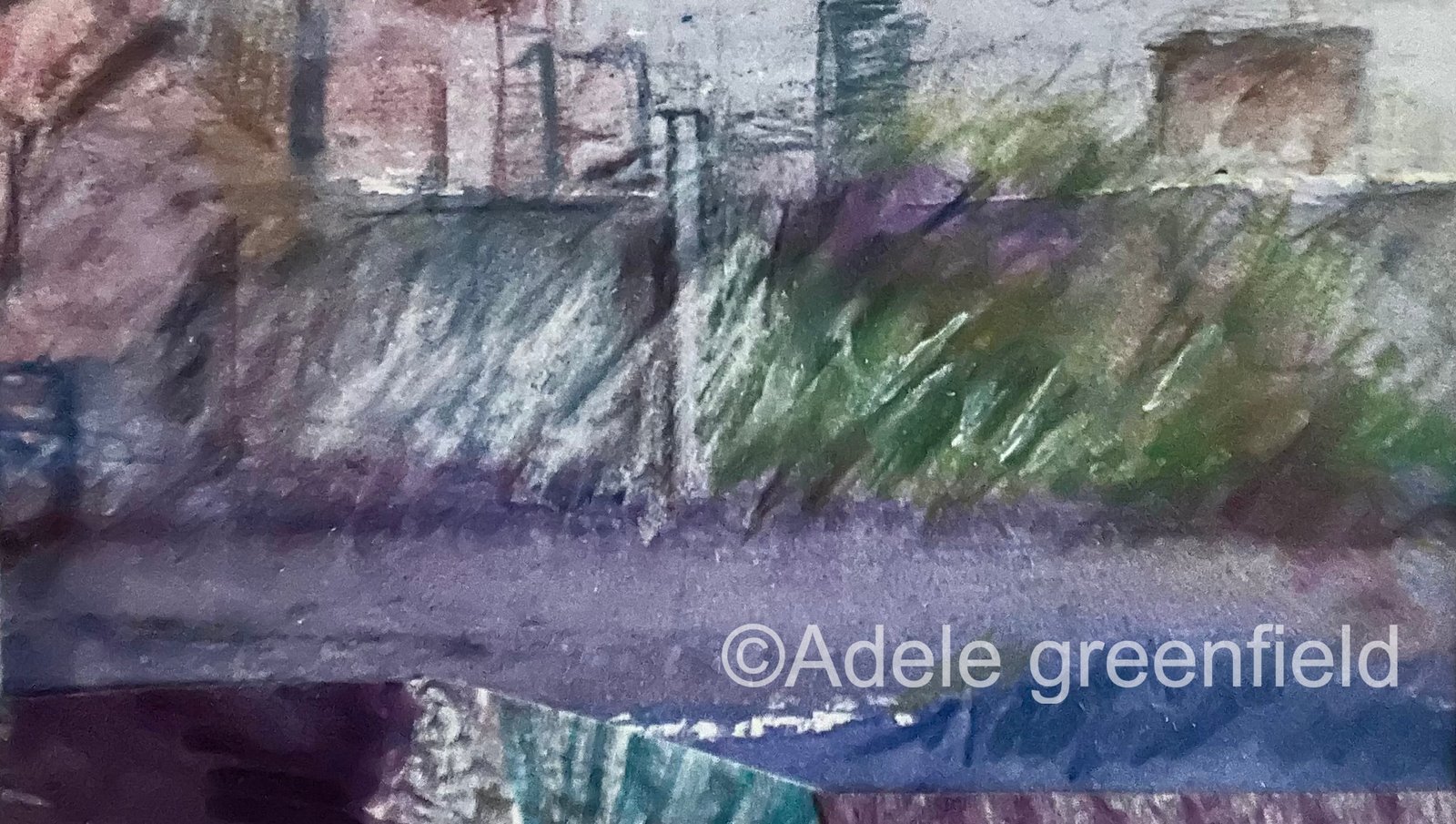 Cityscape Wanting to Be a Landscape – Soft pastels